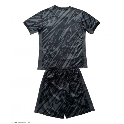 Brasile Portiere Seconda Maglia Bambino Copa America 2024 Manica Corta (+ Pantaloni corti)